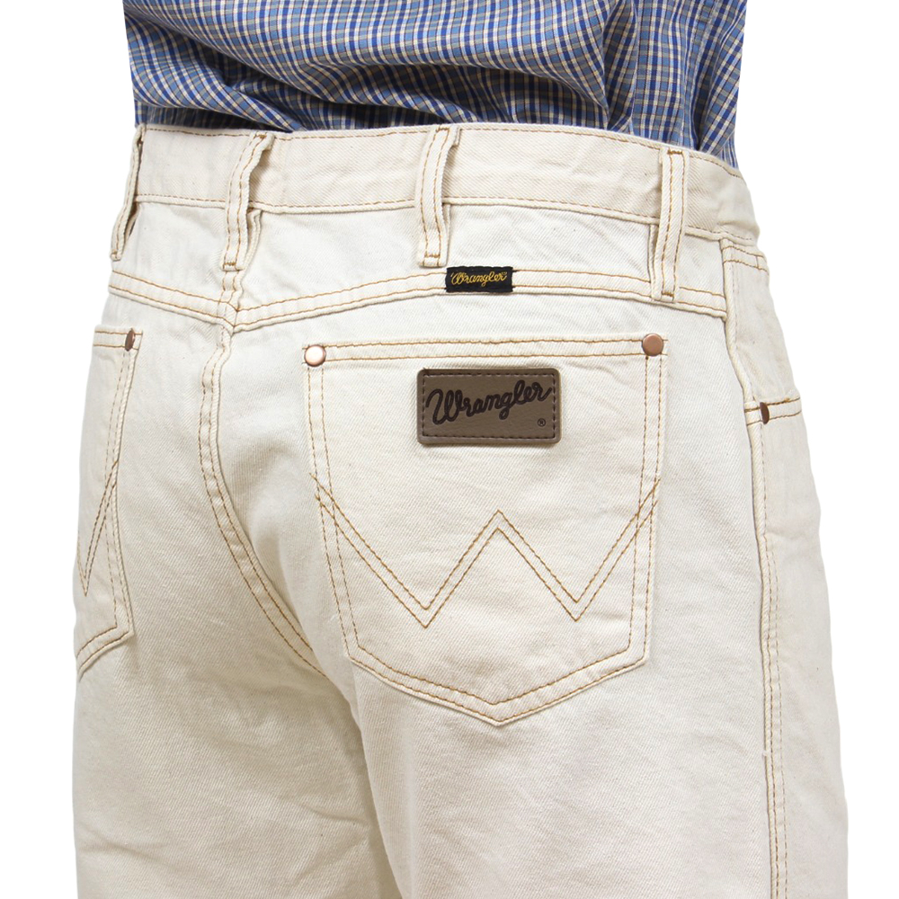 Calça Jeans Masculina Bege Cowboy Cut Wrangler 35999 Rodeo West