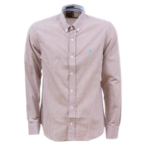 Camisa Masculina Austin Manga Longa Xadrez 34477