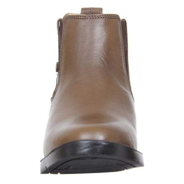 Botina Marrom Feminina Bico Redondo Zebu 27779