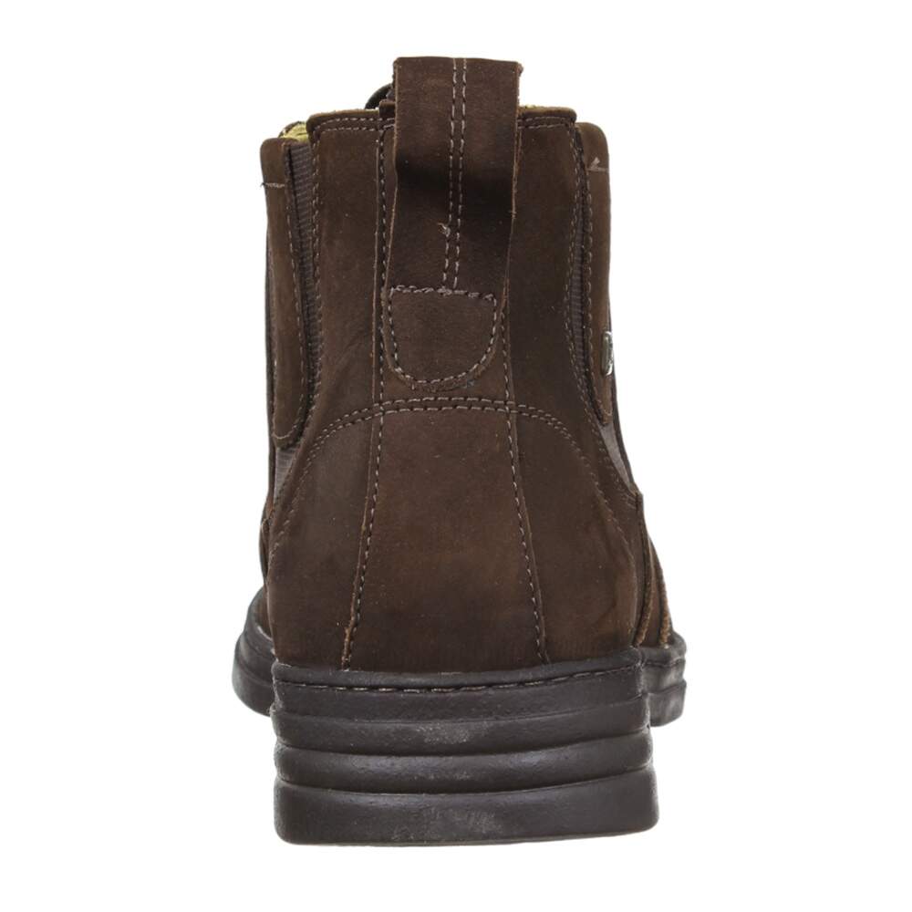 Botina Unissex Couro Marrom Zebu 35197 - Rodeo West
