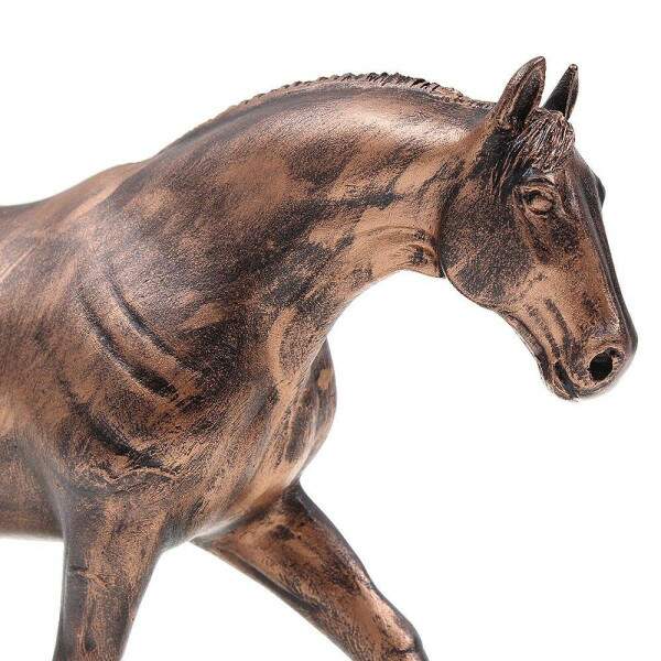 Escultura em Resina Cavalo Quarto de Milha Home Western Decor 27254