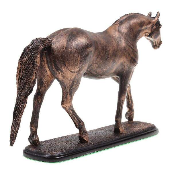 Escultura em Resina Cavalo Quarto de Milha Home Western Decor 27254