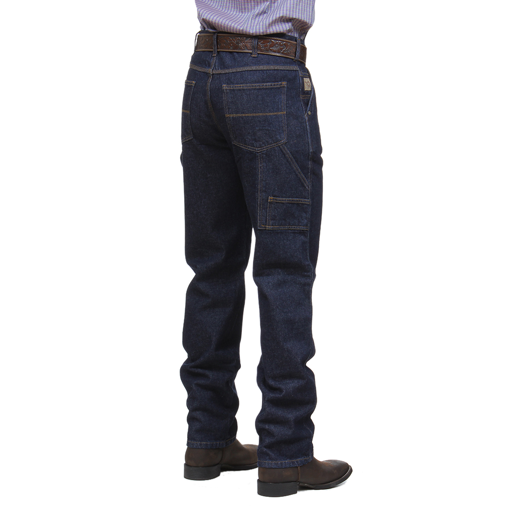 Calça Jeans Carpinteira Masculina 100% Algodão Azul Escuro Land