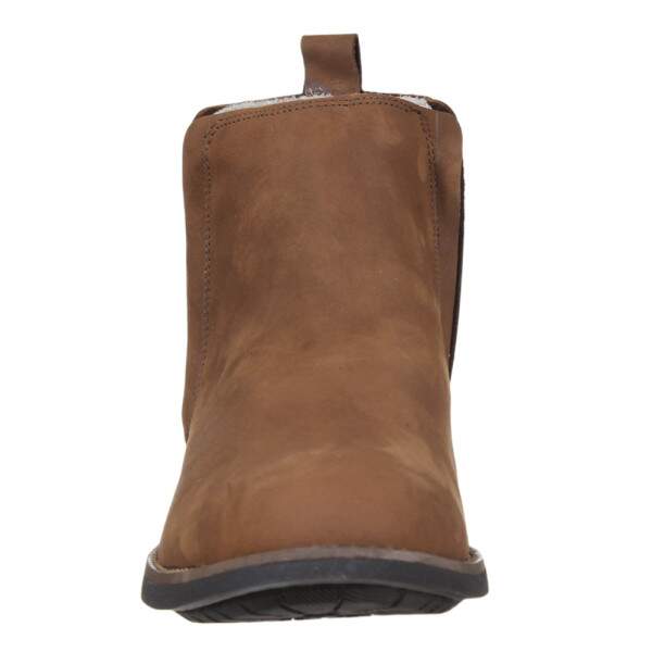 Botina Masculina Potro Bico Redondo Chocolate 35323