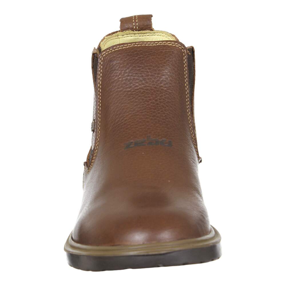 Botina Unissex Bico Redondo Whisky Zebu 36660 - Rodeo West