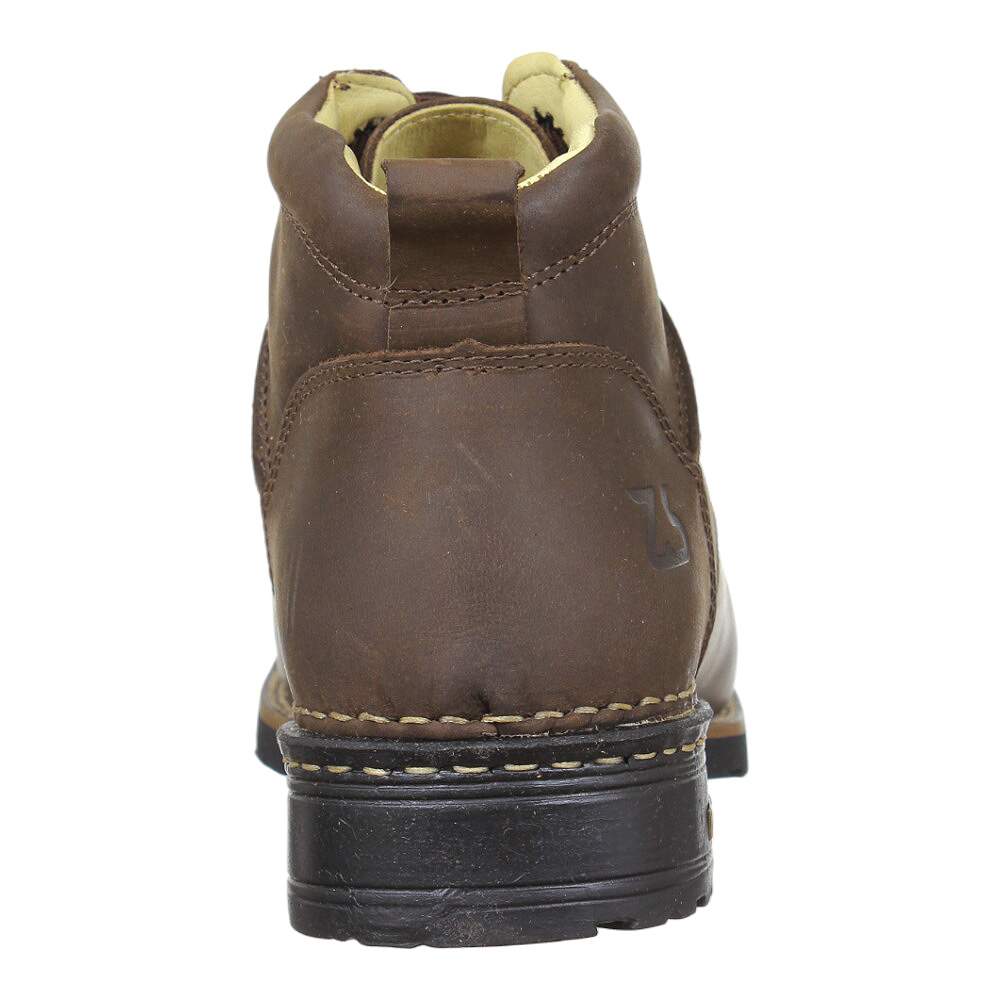 Botina Masculina Bico Quadrado Graxo Zebu 36664 - Rodeo West