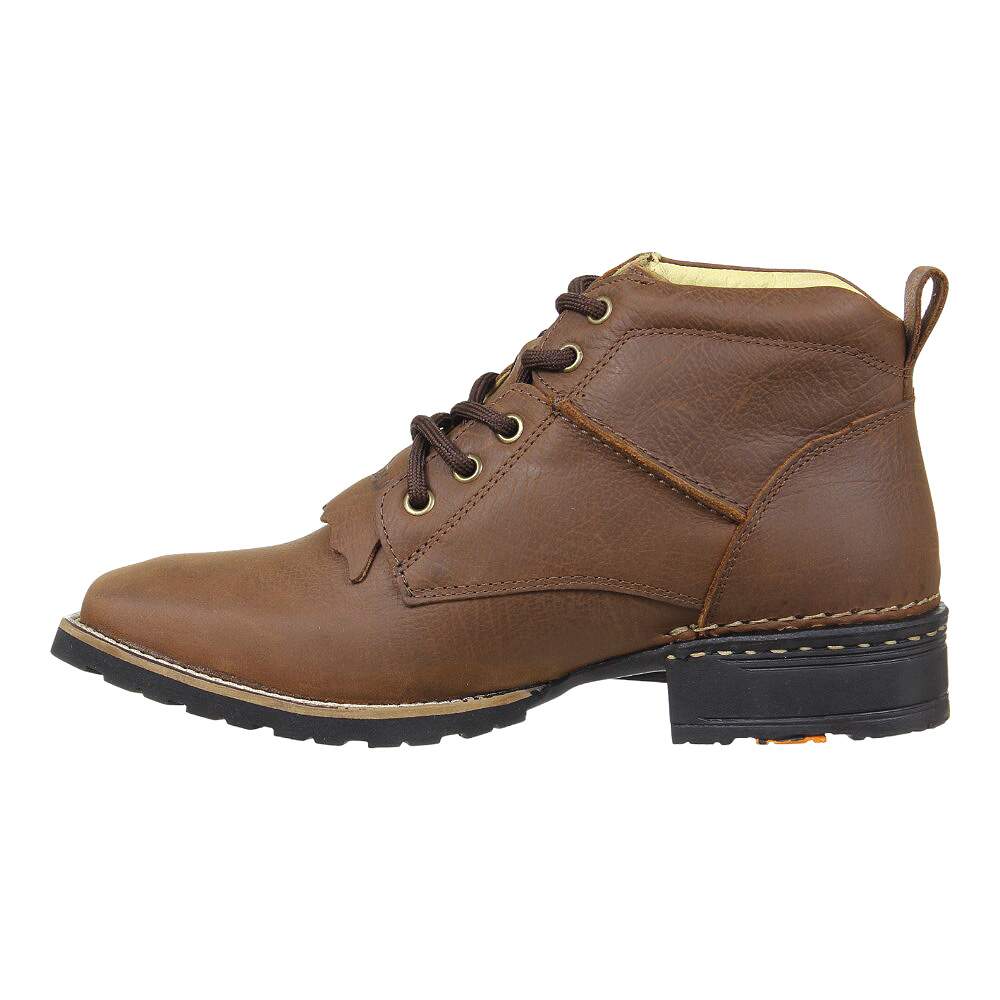 Botina Masculina Bico Quadrado Terra Zebu 36667 - Rodeo West