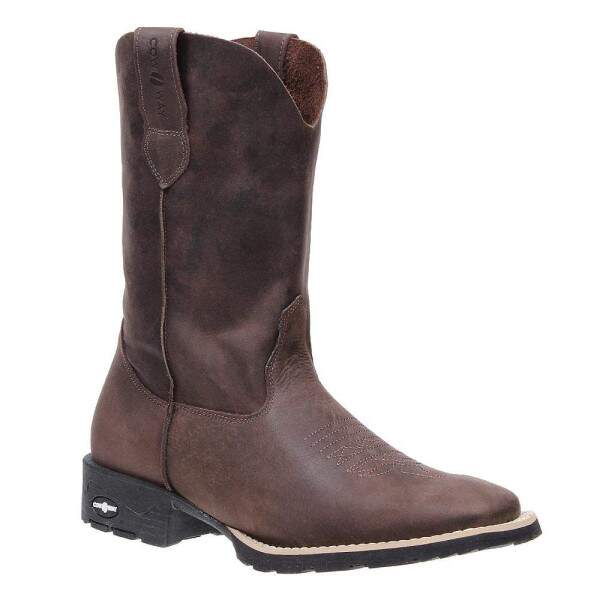 Bota Masculina Country Bico Quadrado Caf Cow Way 29488