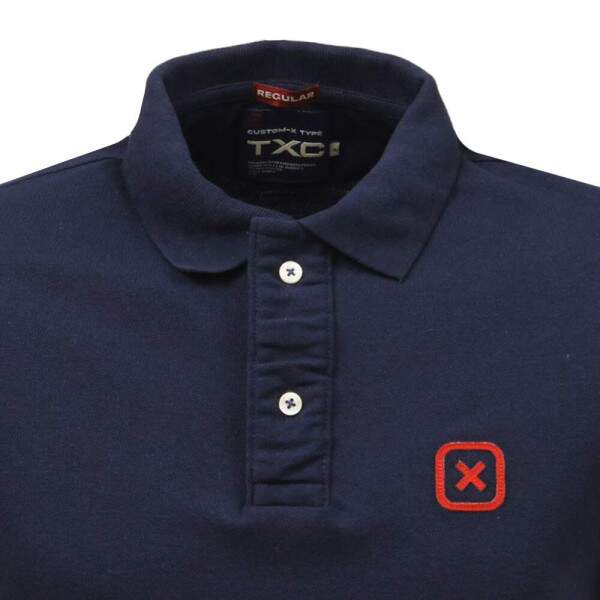 Camisa Gola Polo Masculino Azul Marinho TXC 36838