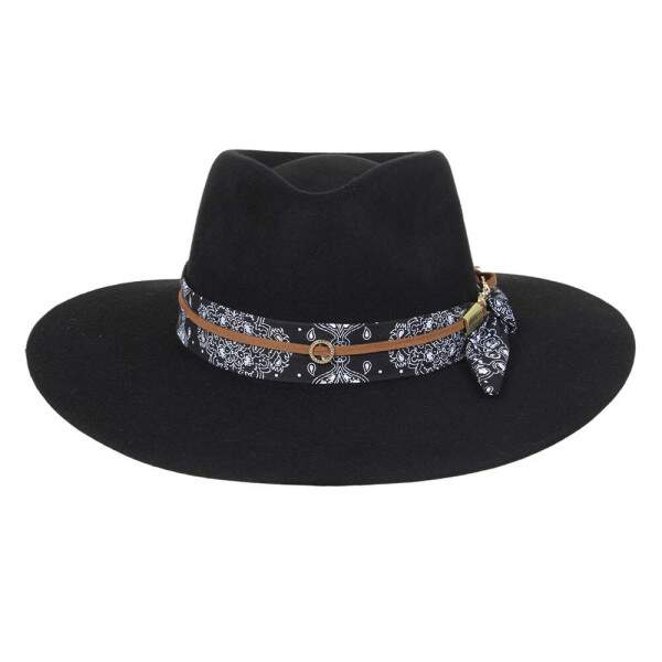 Chapu Feltro Com Bandana Preto Marcatto 36944