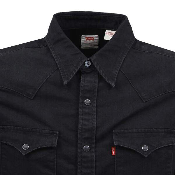Camisa Masculina Manga Longa Preta Levi's 37022