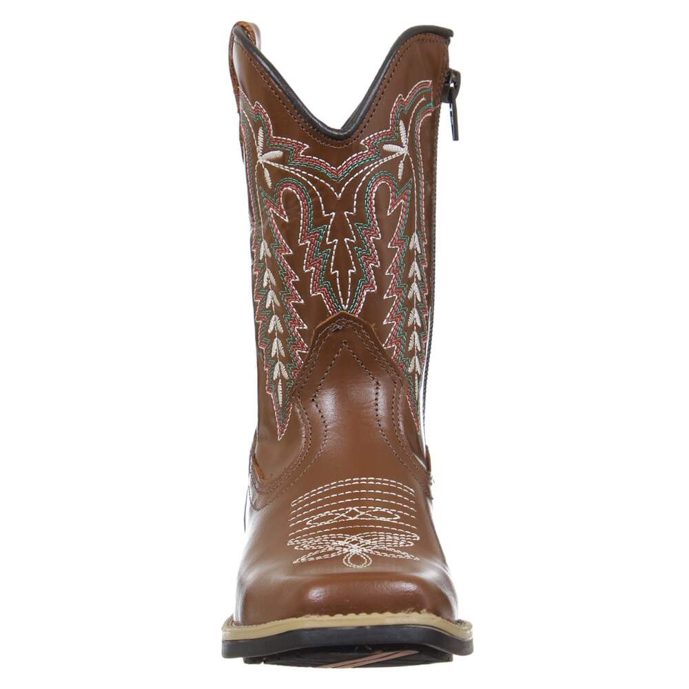 Bota Infantil Bico Quadrado Marrom Cow Way 37026 - Rodeo West