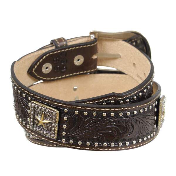 Cinto Unissex Marrom com Estrela Paul Western 37344