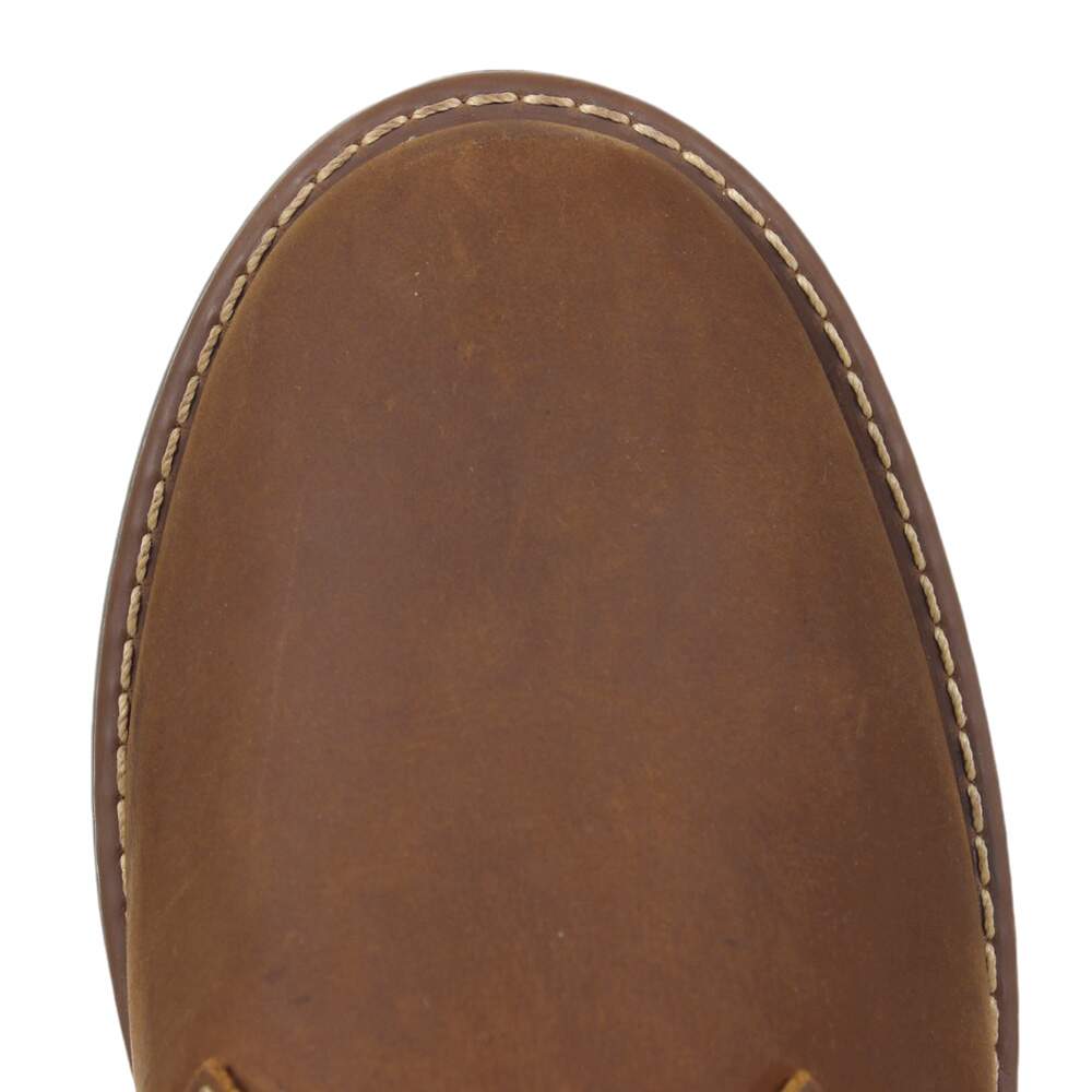 Botina Masculina Bico Redondo Marrom Zebu 37358 - Rodeo West