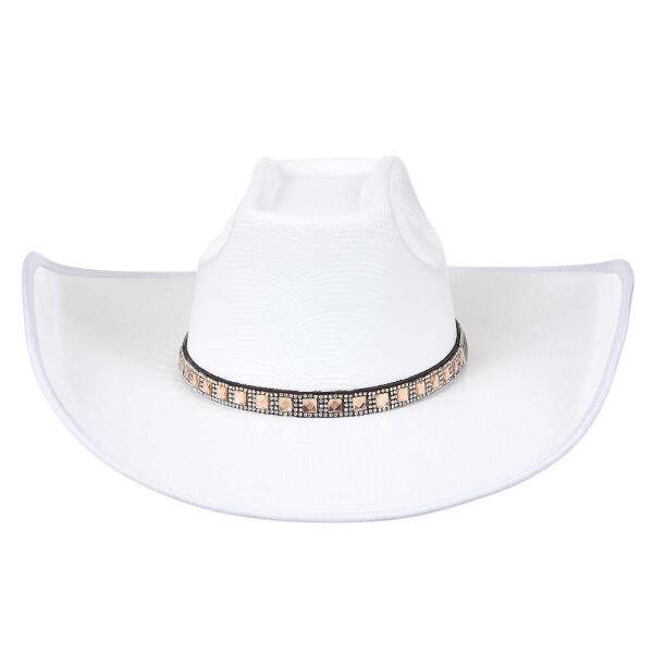 Chapu Country Branco com Strass Mundial 37482
