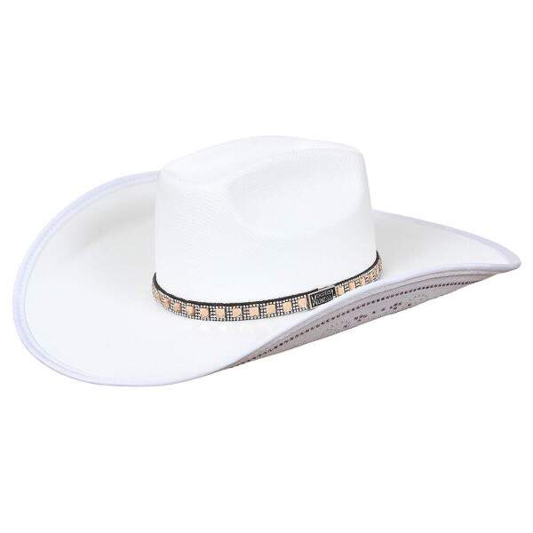 Chapu Country Branco com Strass Mundial 37482