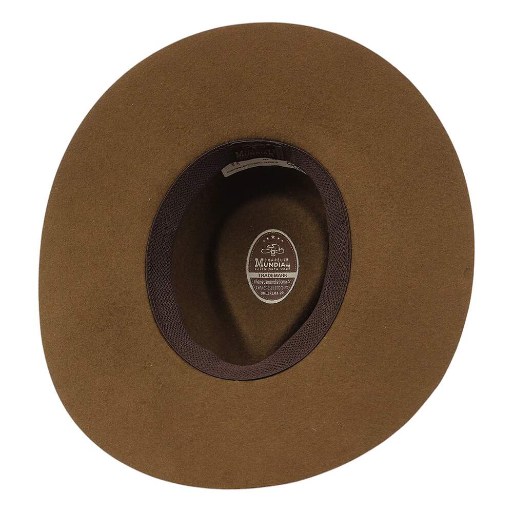 帽子 40s VINTAGE Mallory western 7 1/4 58cm Chapéu Campo Marrom Australiano Mundial 37479 - Rodeo West