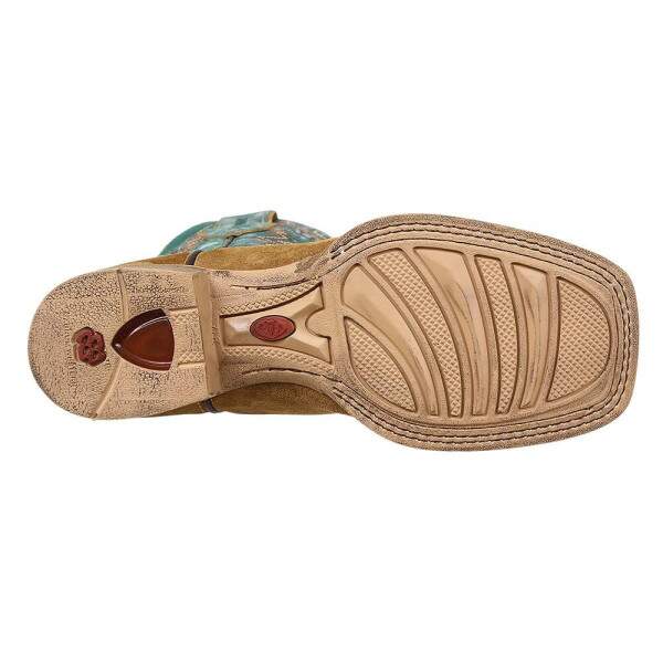 Bota Masculina Bico Quadrado Camura Caramelo Cow Way 37505