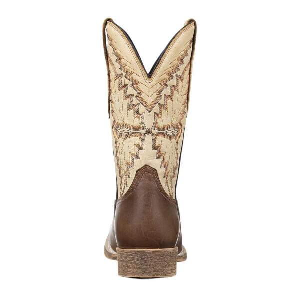 Bota Masculina Bico Quadrado Castanho Cow Way 37506