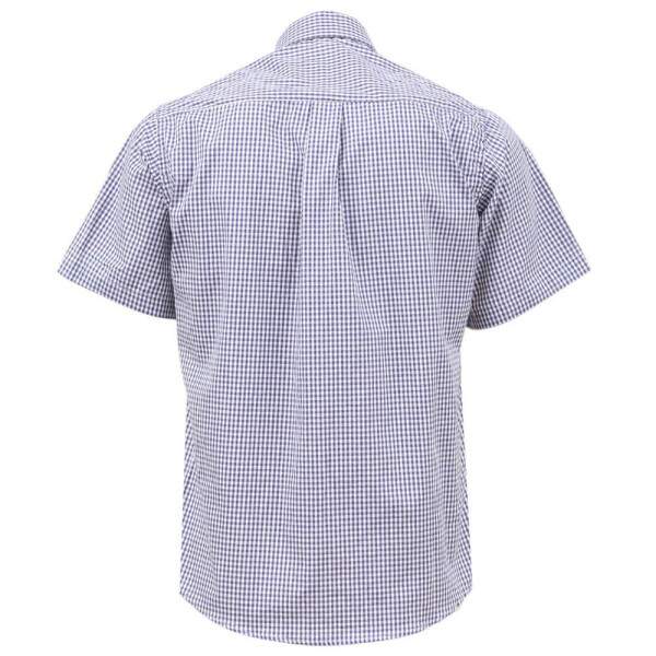 Camisa Masculina Manga Curta Xadrez Azul Marinho Tuff 37613