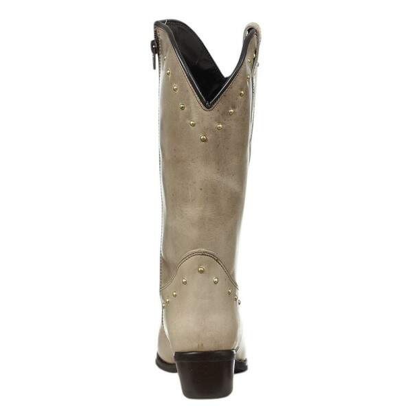 Bota Texana Feminina Off White Cow Way 37672