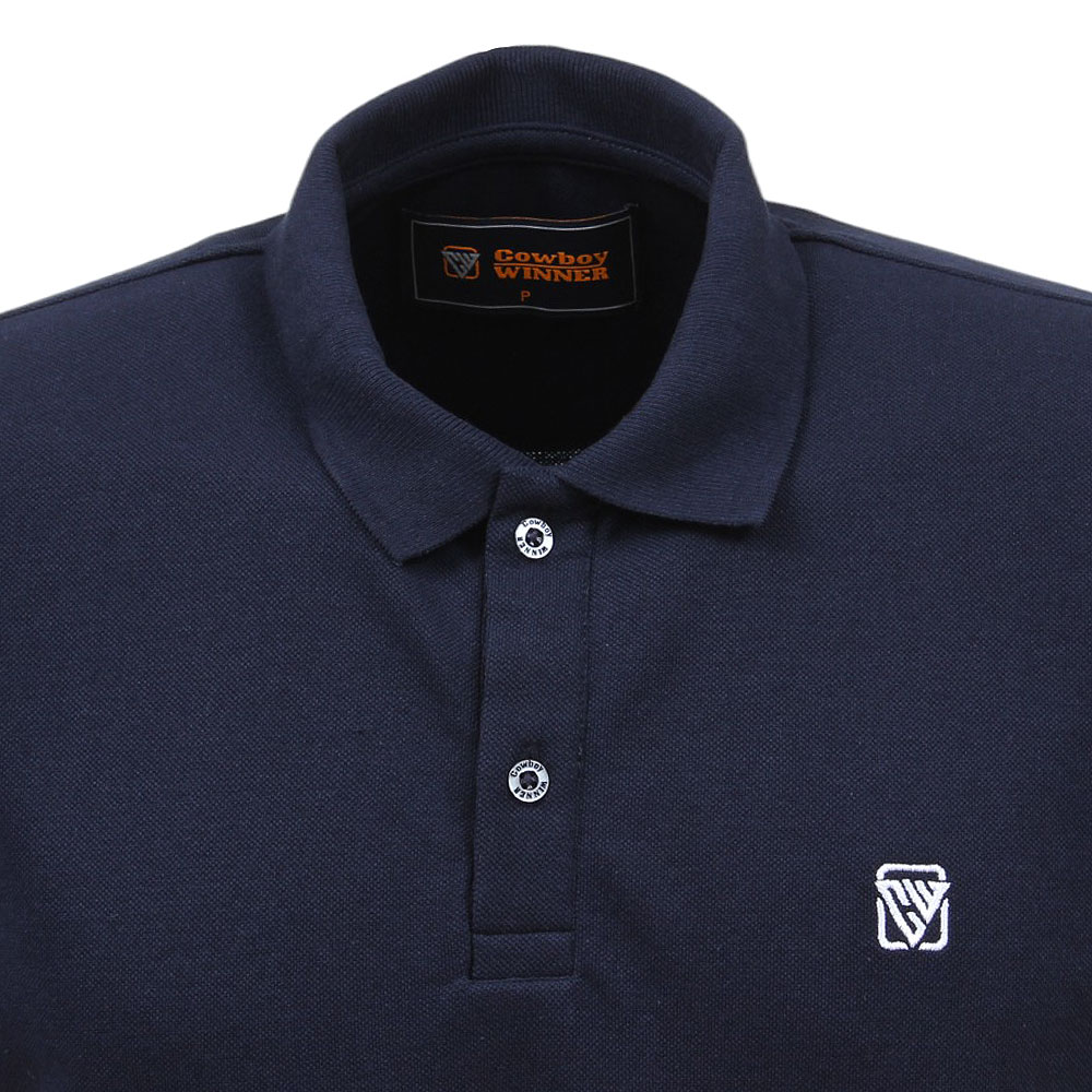 Camisa Gola Polo Masculina Azul Marinho Cowboy Winner 37693