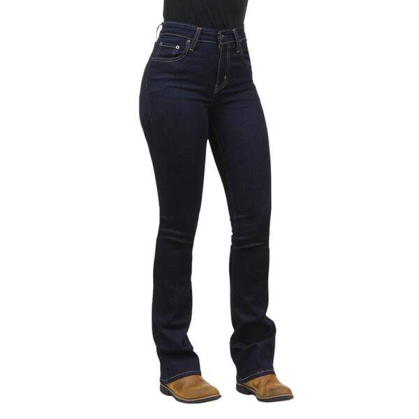 Cala Feminina 725 High-Rise Bootcut Azul Levi\'s 37678
