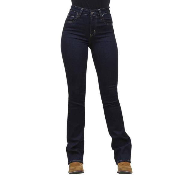 Cala Feminina 725 High-Rise Bootcut Azul Levi\'s 37678