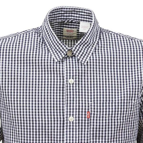 Camisa Masculina Manga Longa Xadrez Preta Levi's 37762