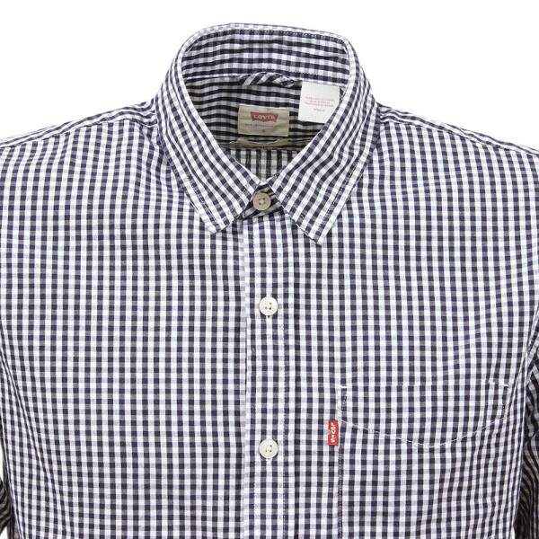 Camisa Masculina Manga Longa Xadrez Preta Levi's 37762