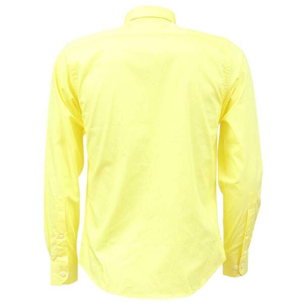 Camisa Masculina Manga Longa Amarela Austin Western 37698