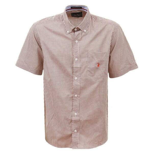 Camisa Masculina Manga Curta Rosa Austin Western 37699