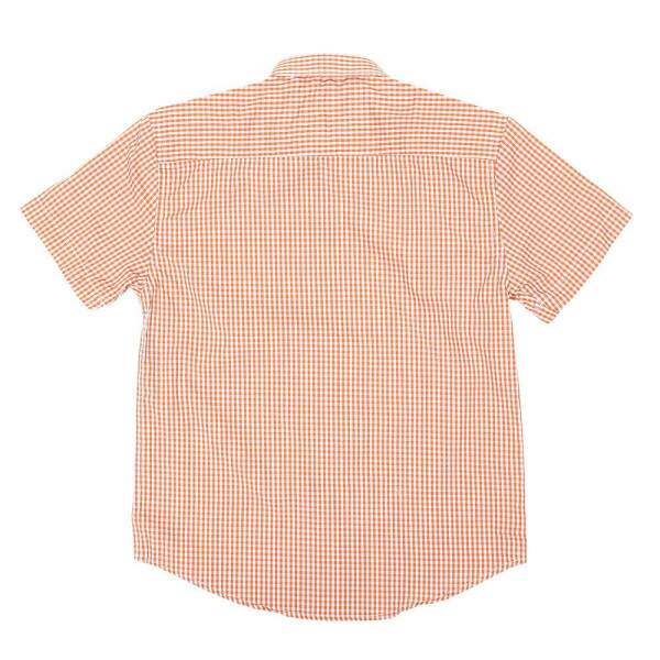 Camisa Infantil Masculina Manga Curta Laranja Austin Western 37718