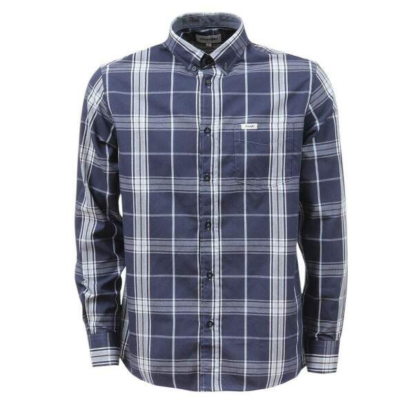 Camisa Masculina Xadrez Azul Manga Longa Wrangler 37816