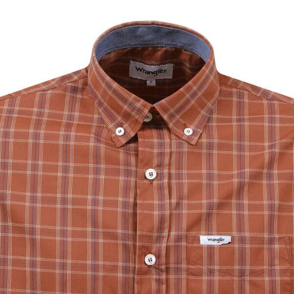 Camisa Masculina Manga Longa Vermelha Wrangler 37915