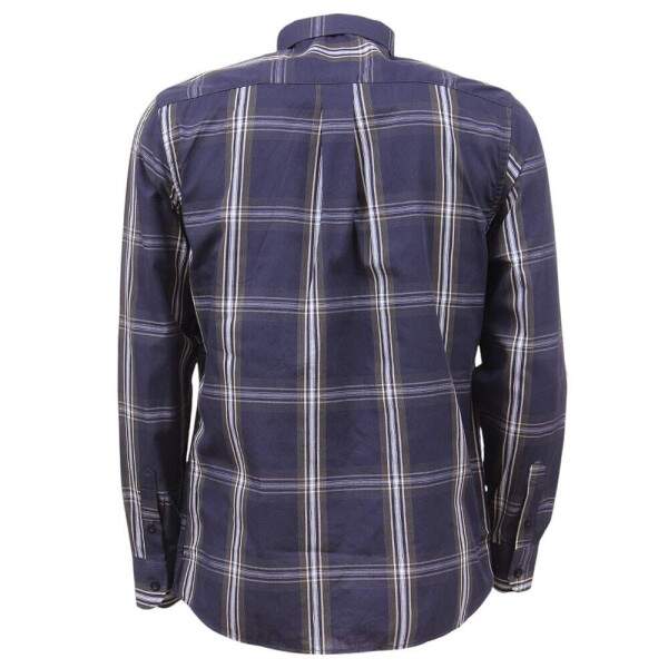 Camisa Masculina Xadrez Azul Manga Longa Wrangler 37786