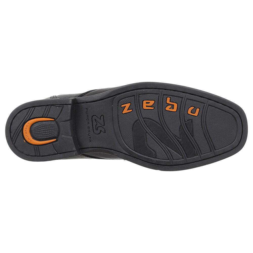 Botina Social Masculina Preta Zebu 37962 - Rodeo West