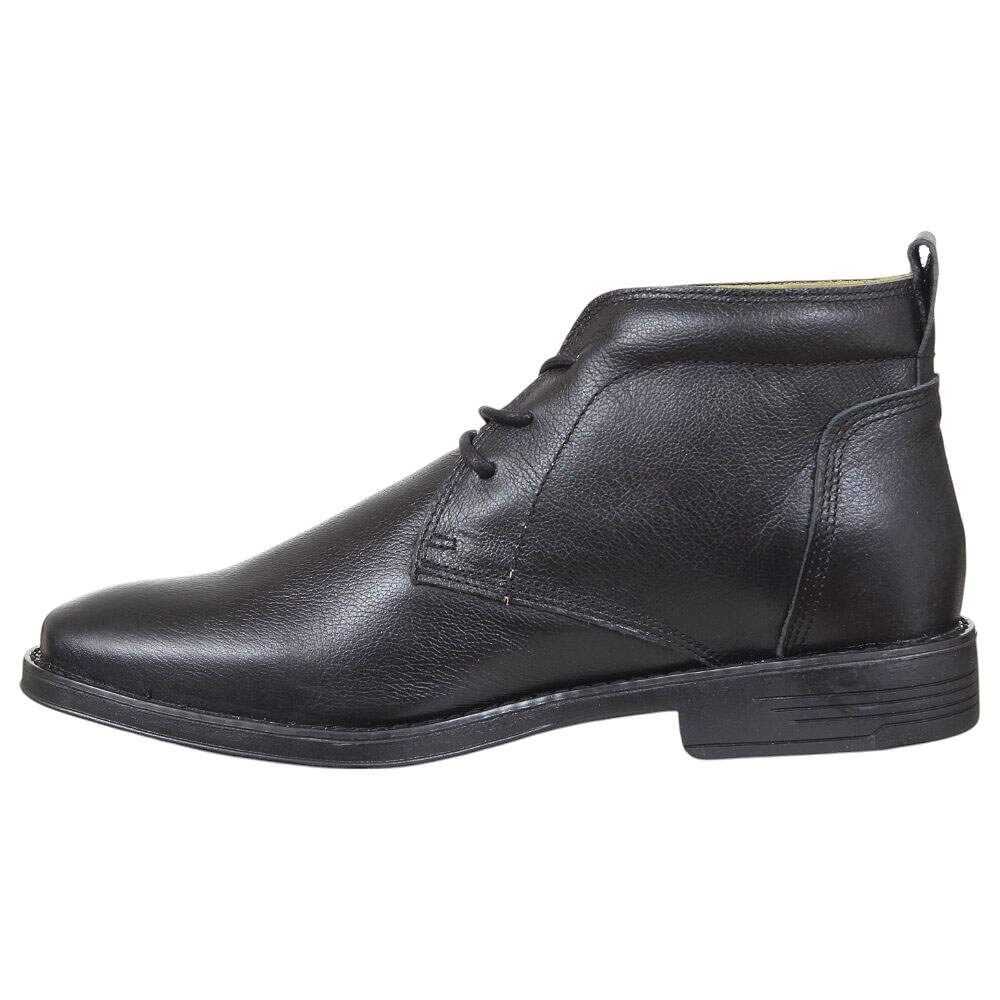 Bubu④ J726 Botina Social Masculina Preta Zebu 37962 - Rodeo West