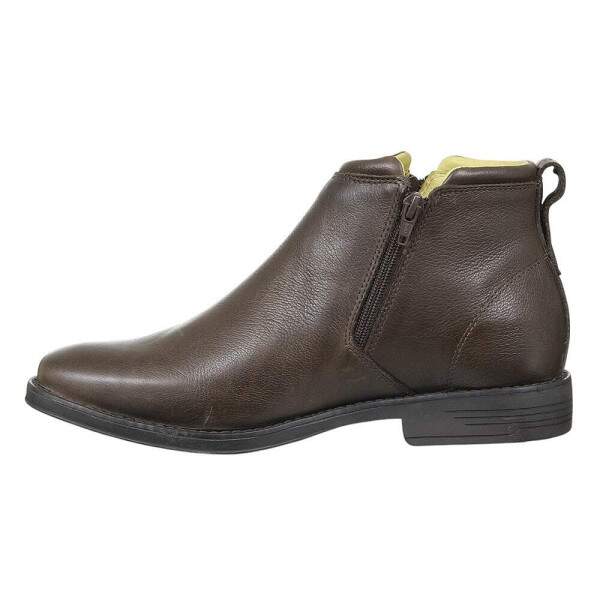 Botina Masculina com Zper Marrom Zebu 37970