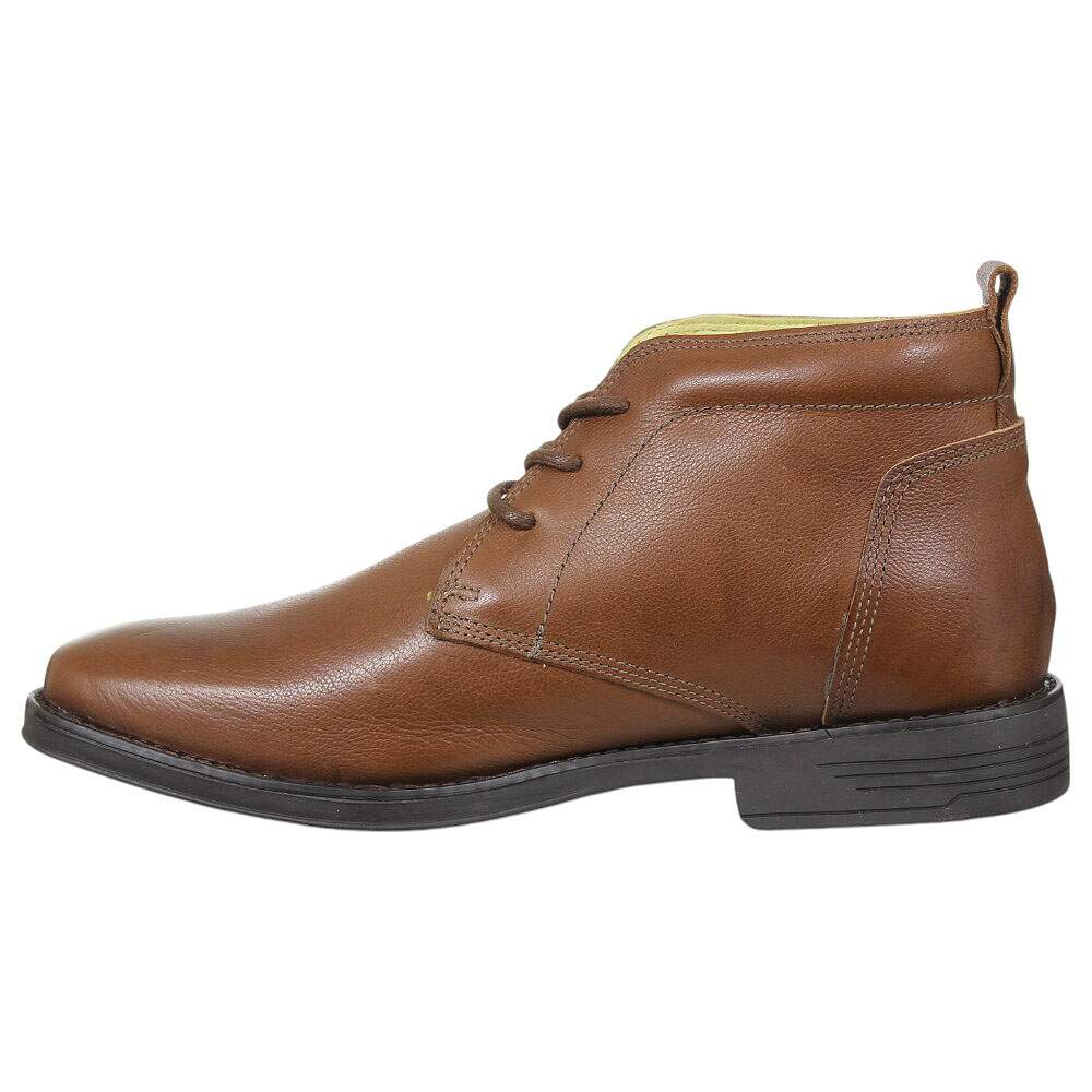 Botina Social Masculina Marrom Zebu 37972 - Rodeo West