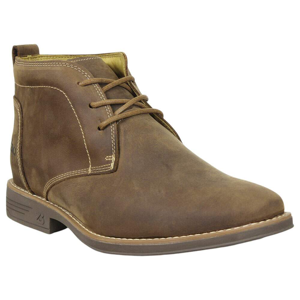 Botina Social Masculina Marrom Zebu 37973 - Rodeo West