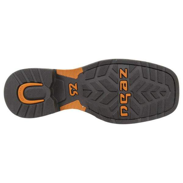 Botina Masculina Marrom Bico Quadrado Zebu 37974