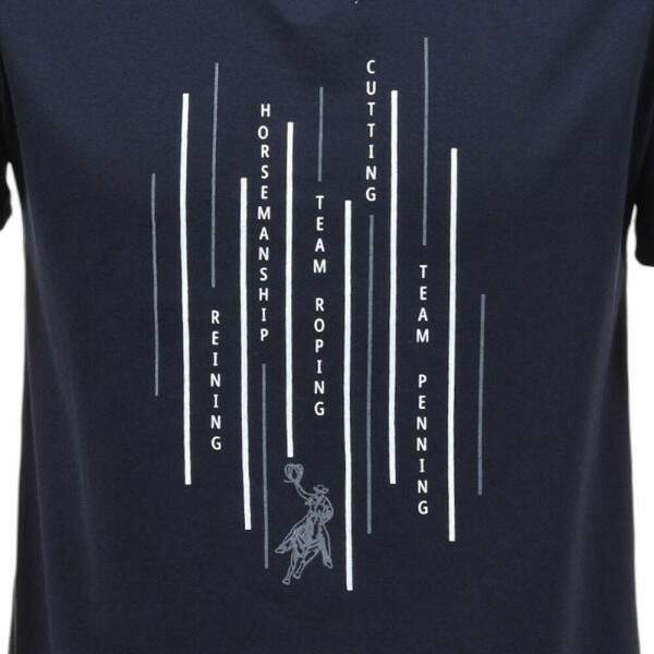 Camiseta Masculina Azul Marinho Austin Western 38039