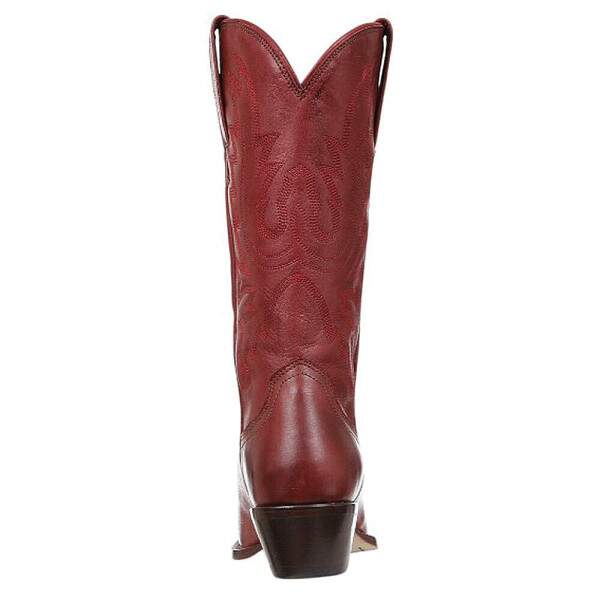 Bota Feminina Texana Vermelha Bico Fino Cow Way 35408