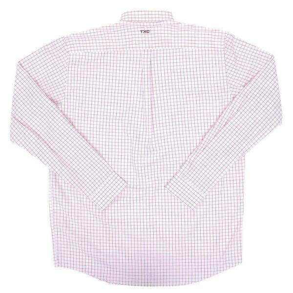 Camisa Xadrez Masculina Vermelha Manga Longa TXC 38209