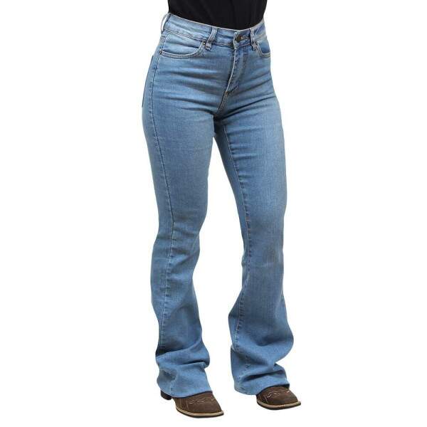 Cala Jeans Feminina Boot Cut Azul Tassa 38258