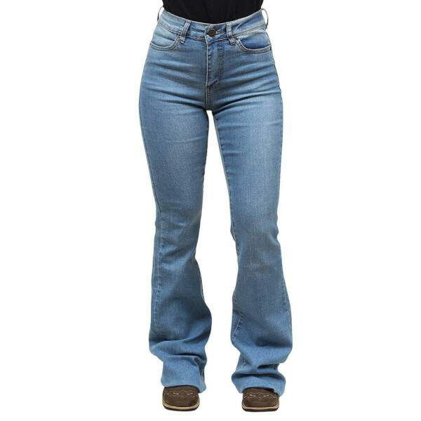 Cala Jeans Feminina Boot Cut Azul Tassa 38258