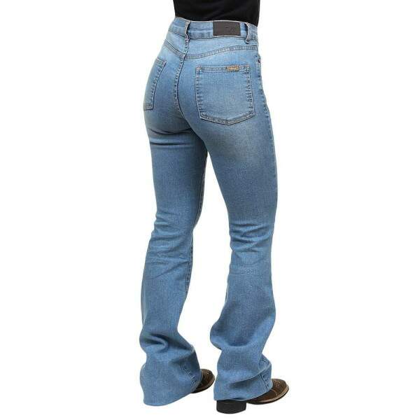 Cala Jeans Feminina Boot Cut Azul Tassa 38258