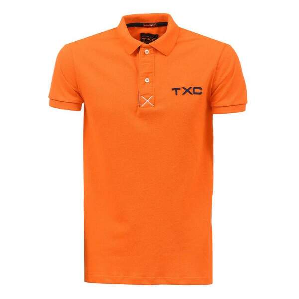 Camisa Gola Polo Laranja TXC 38302