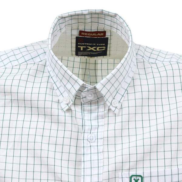 Camisa Xadrez Masculina Verde Manga Longa TXC 38263